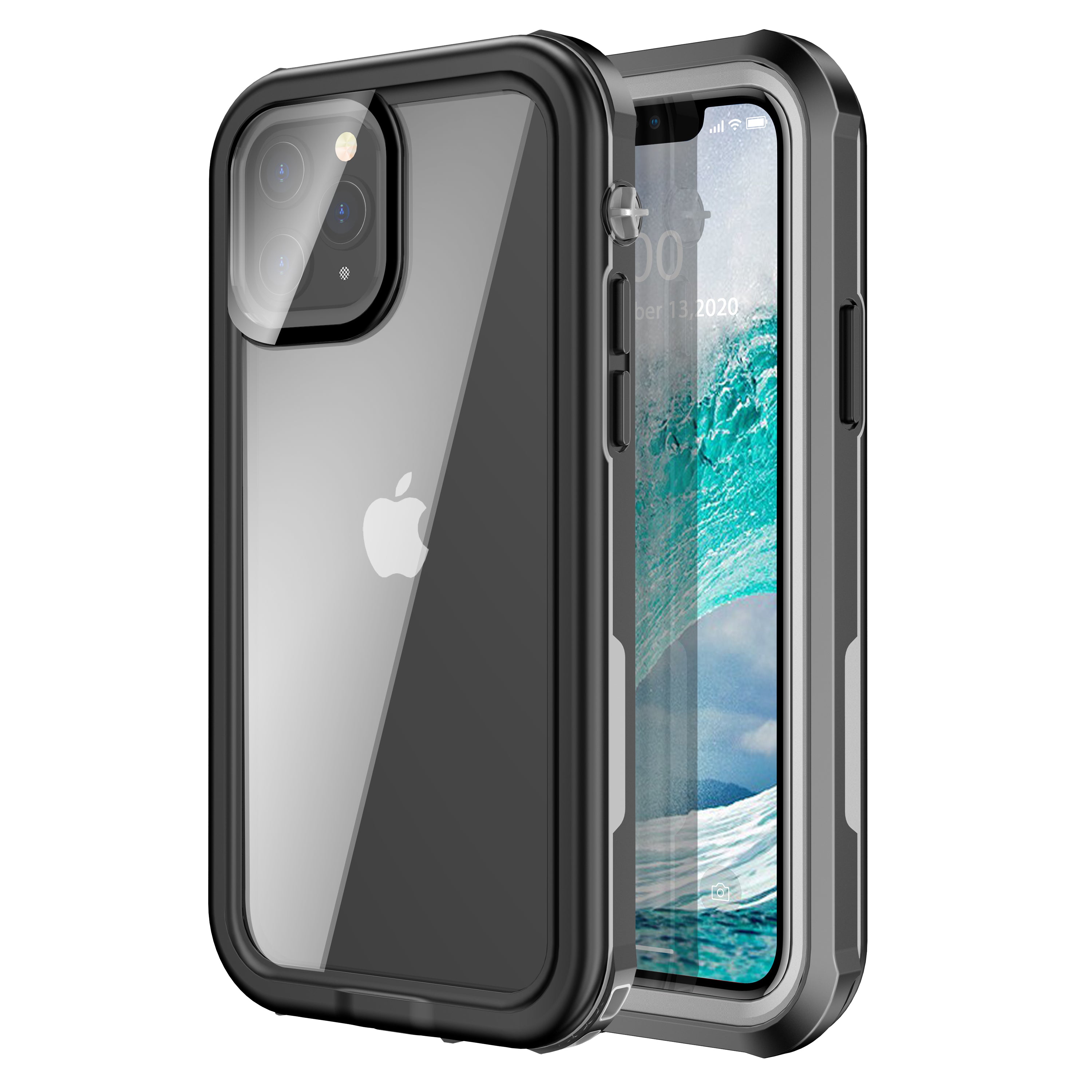 For iPhone 12 mini 13 mini 5.4 inch IP68 Waterproof Case Shockproof Protective Phone Cover Shell For iPhone 12 mini 13 mini 5.4 inch IP68 Waterproof Case Shockproof Protective Phone Cover Shell